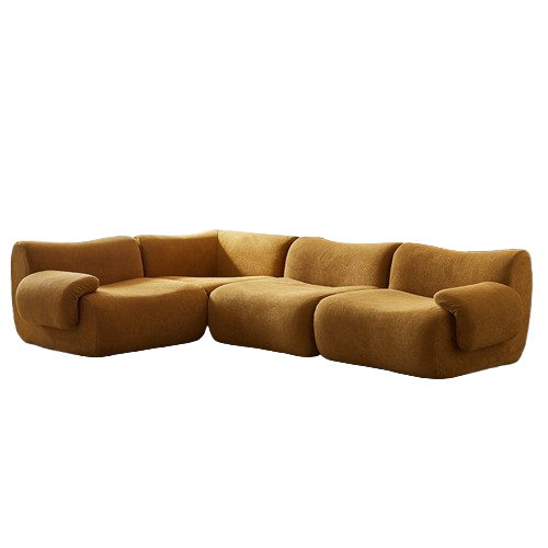 Vacuum Compressed D45 Sponge Compression Living Room Sofa