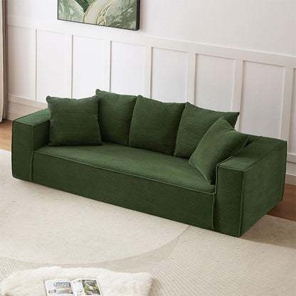 Modern Vacuum Compressed Height Density Sponge Modular Tofu Sofa