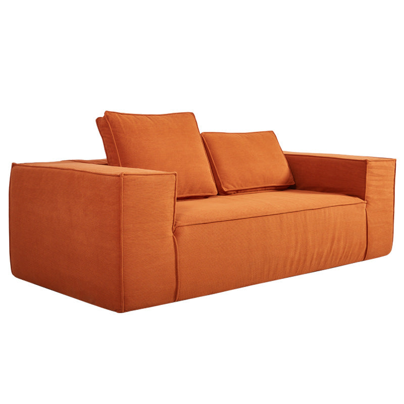 Vacuum Compression Tofu Block Fabric Sofa
