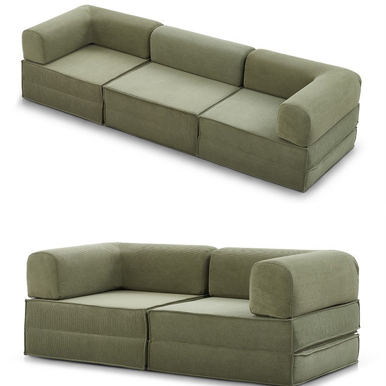 3 in 1 Couch Modular High Polymer Compressed Sponge Sofa Bed