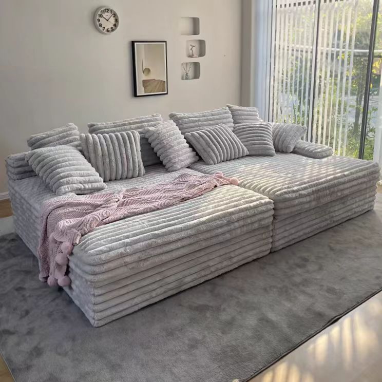 Compressed Vacuum Packaging Modular Combination Corduroy Sofa