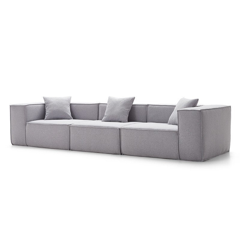 Vacuum Compression Tofu Block Fabric Sofa