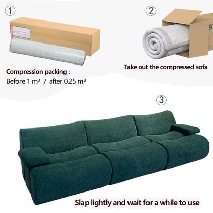 Vacuum Compression Bamboo Modular Combination Sofa
