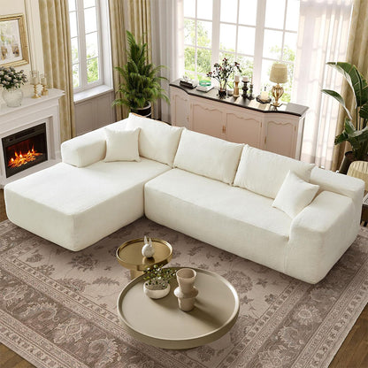 Vacuum Packing High Density Foam Boucle Compressed Sofa