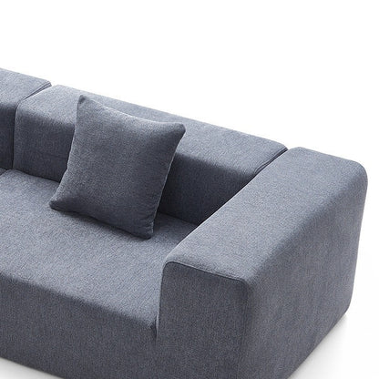 Straight Row Vacuum Compression Corduroy 2 Seater Sofa