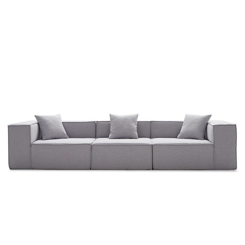 Vacuum Compression Tofu Block Fabric Sofa