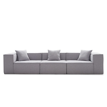 Vacuum Compression Tofu Block Fabric Sofa