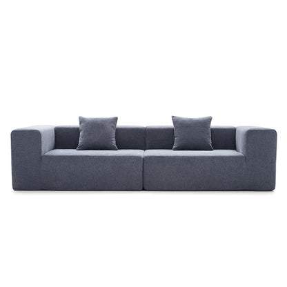 Straight Row Vacuum Compression Corduroy 2 Seater Sofa