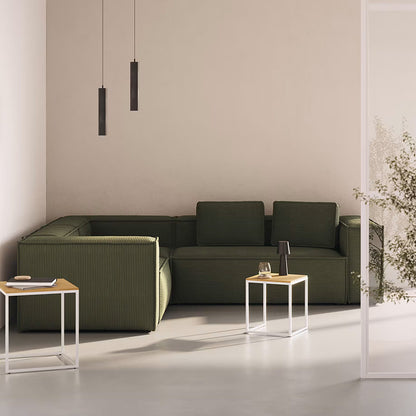 Cloudy Couch Modular Sectional Vaccum Compressed Fabric Sofa