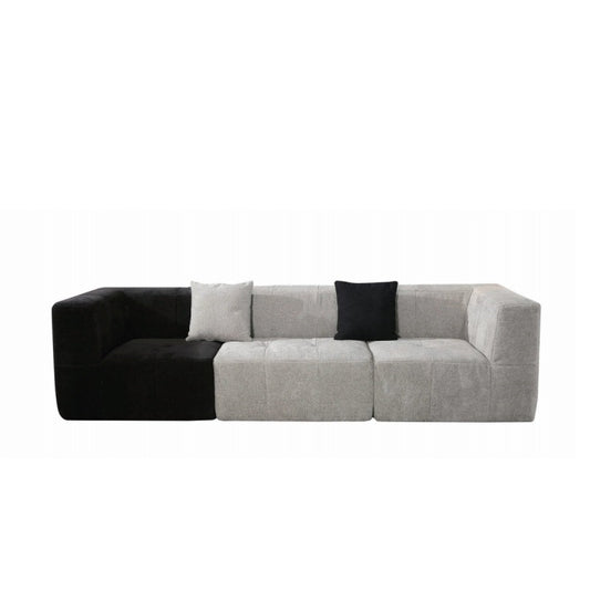 Compressed Foam Boucle Vacuum Sealed Package Modular Sofa