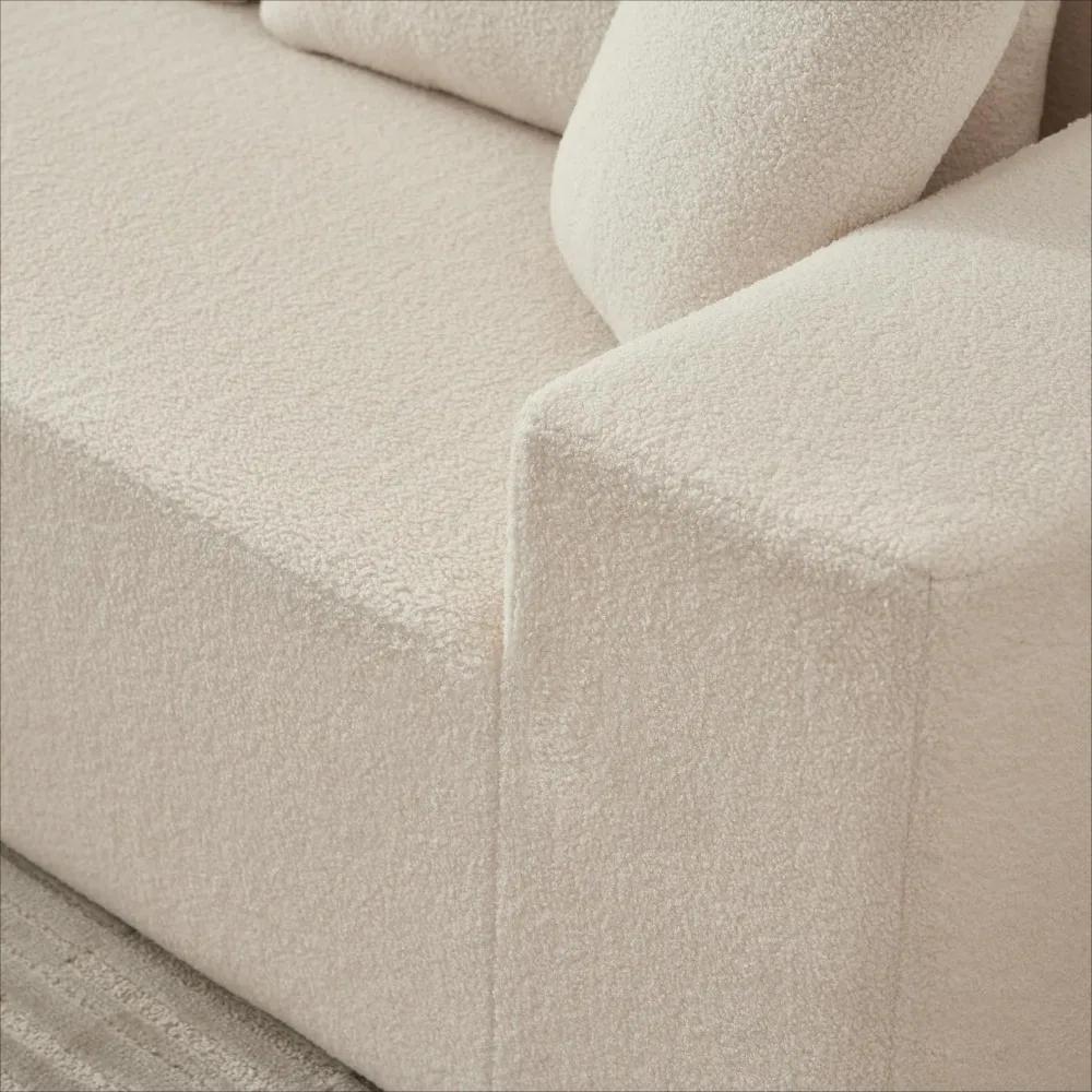 L-shape Living Room Fabric Compressed Sofa