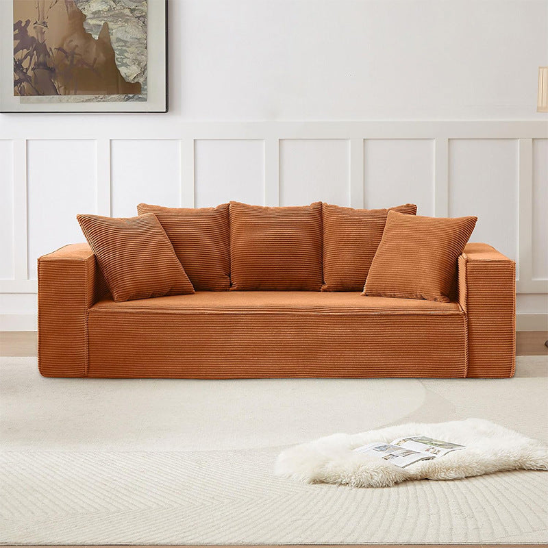 Modern Vacuum Compressed Height Density Sponge Modular Tofu Sofa