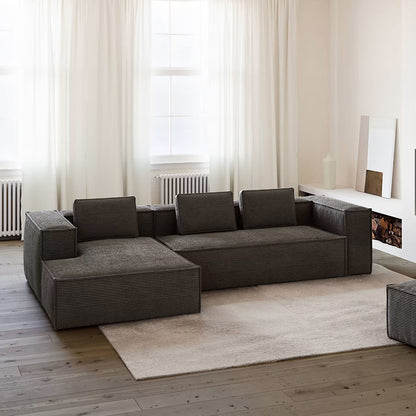 Cloudy Couch Modular Sectional Vaccum Compressed Fabric Sofa