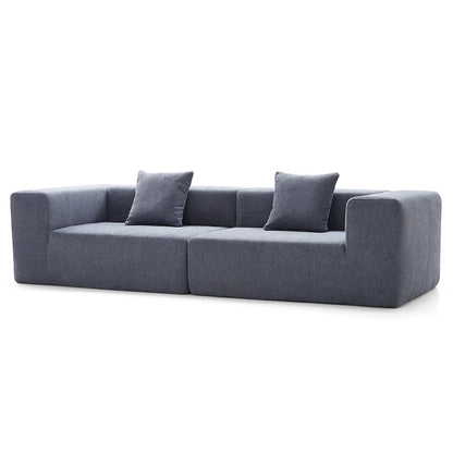 Straight Row Vacuum Compression Corduroy 2 Seater Sofa