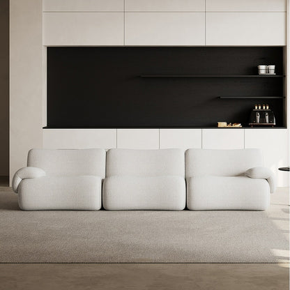 Modular Combination Sofa Boucle Fabric Compressed Sofa