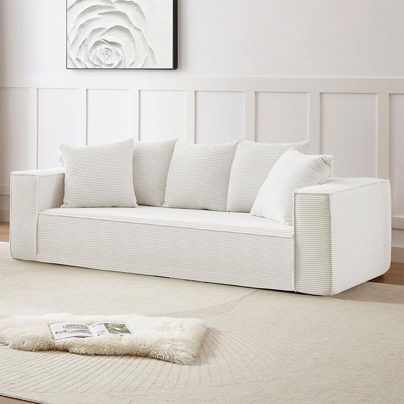 Modern Vacuum Compressed Height Density Sponge Modular Tofu Sofa