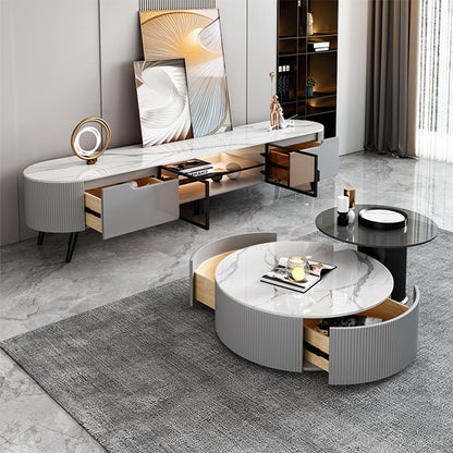 Modern Luxurious  Coffee Table With TV Cabinet