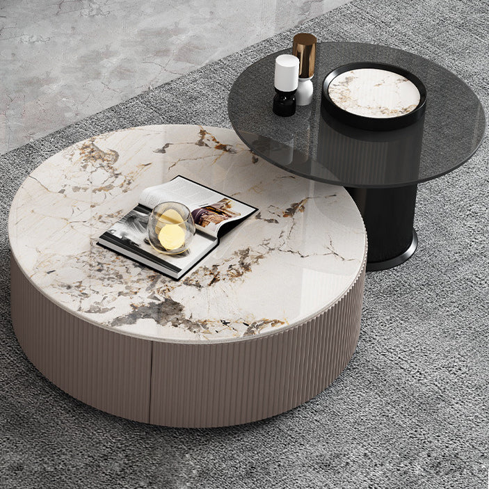 Modern Luxurious  Coffee Table With TV Cabinet