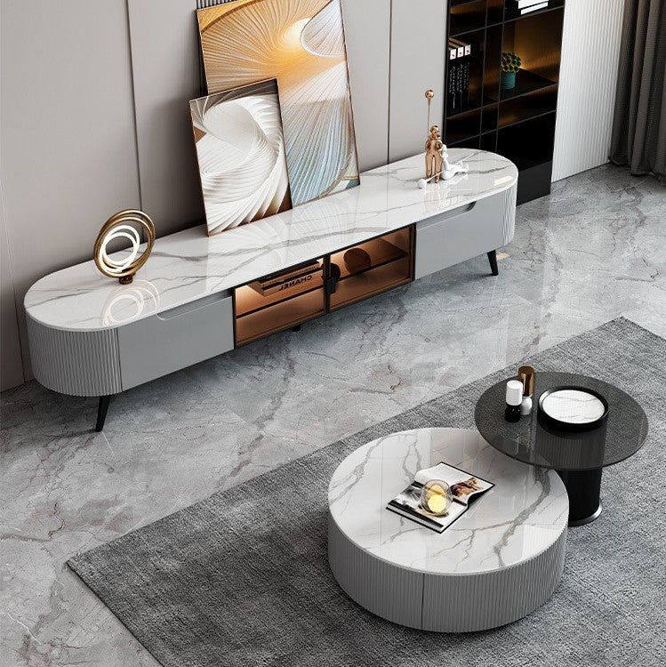 Modern Luxurious  Coffee Table With TV Cabinet