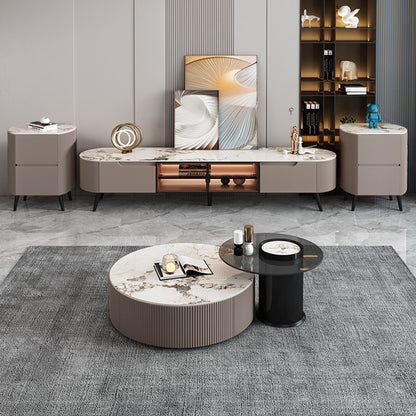 Modern Luxurious  Coffee Table With TV Cabinet