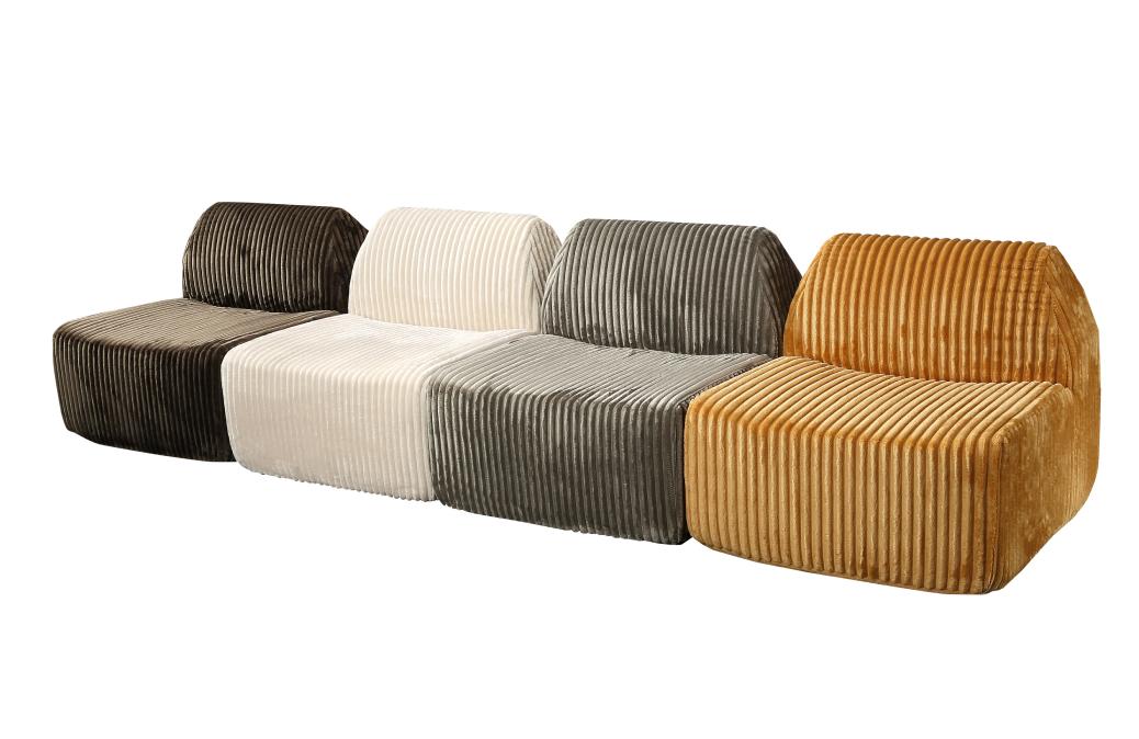 Comfortable Indoor Compressed Living Room Single Sofa