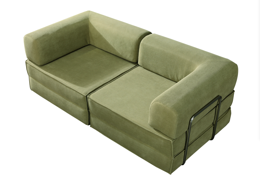 3 in 1 Couch Modular High Polymer Compressed Sponge Sofa Bed