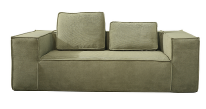 Vacuum Compression Tofu Block Fabric Sofa