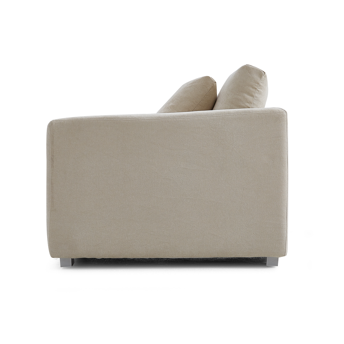 Aalto Fresh Beige Upholstered Linen Fabric Armchair