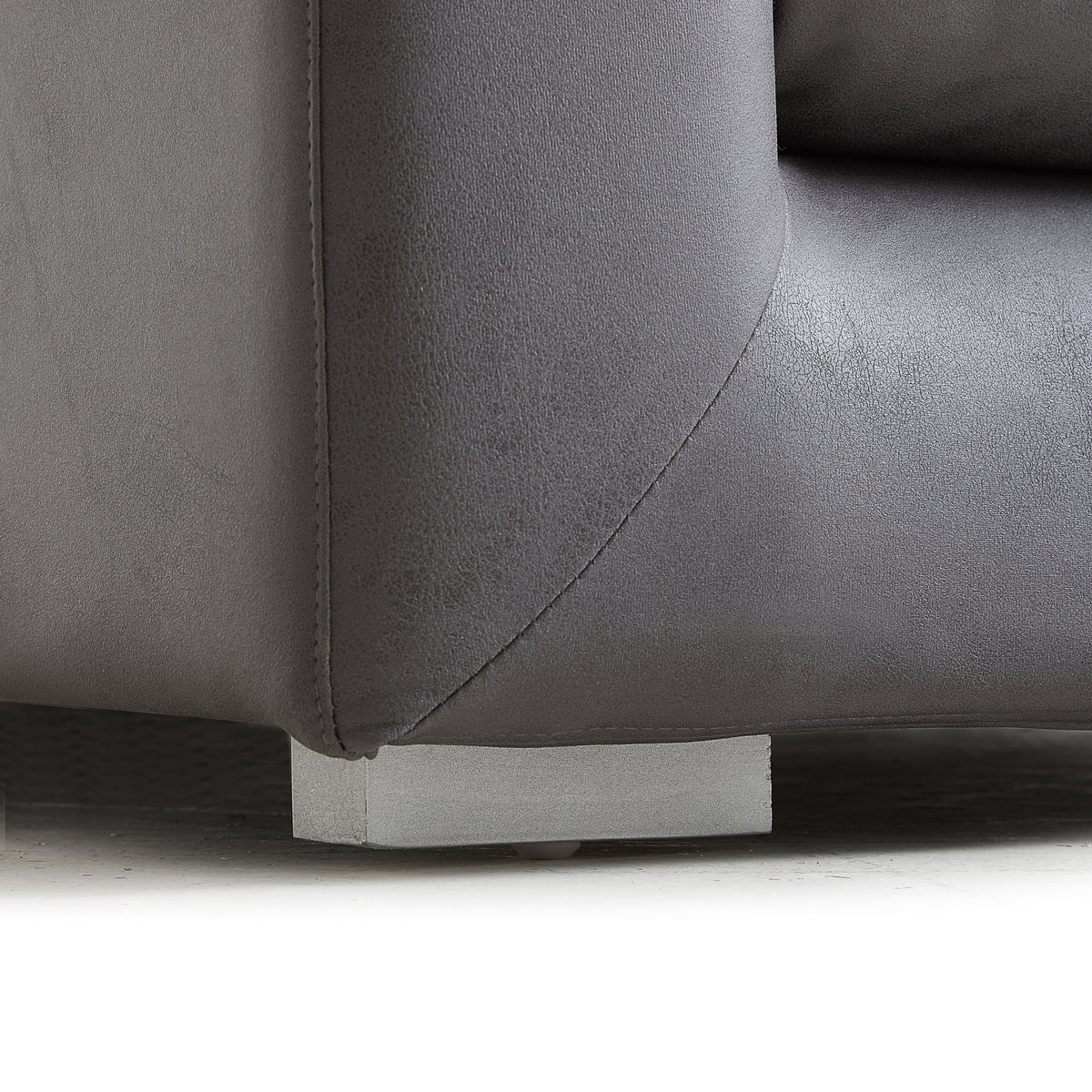 Aalto Fresh Dark Grey Upholstered Fabric Armchair