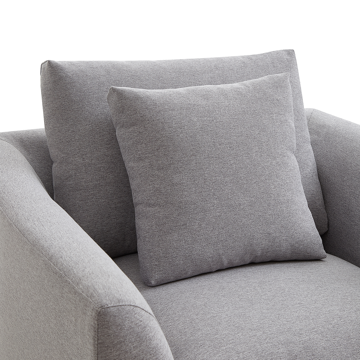 Aalto Fresh Light Grey Upholstered Fabric Armchair