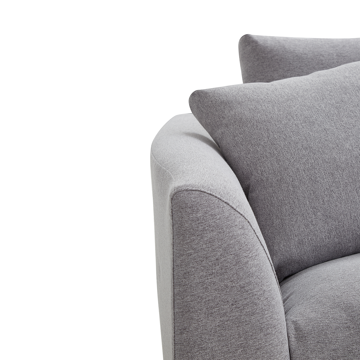 Aalto Fresh Light Grey Upholstered Fabric Armchair